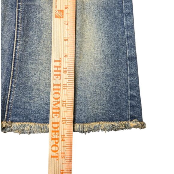 Y2K Bongo Acid Wash High Waisted Denim Mini Skirt Size 1 - Picture 5 of 7